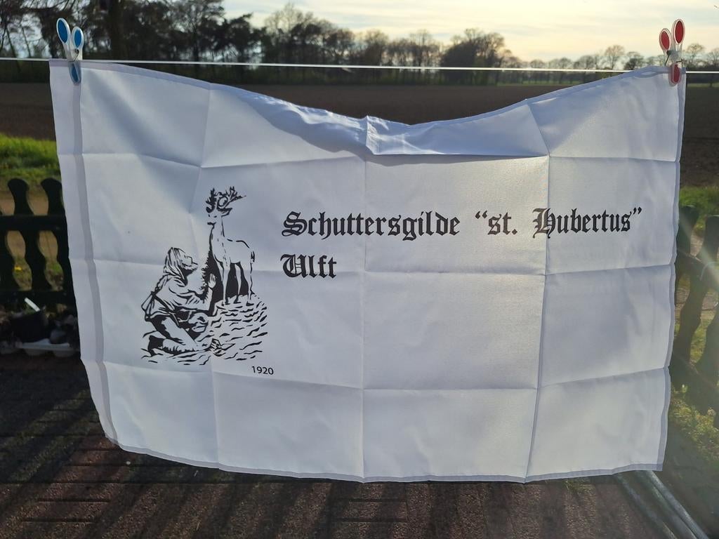 Vlag Schuttersgilde St. Hubertus uit Ulft, Diversen, Ophalen of Verzenden, Nieuw