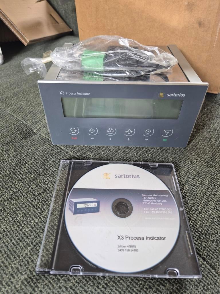 Sartorius X3 Process Indicator - Nauwkeurige Weegindicator, Witgoed en Apparatuur, Weegschalen, Ophalen of Verzenden