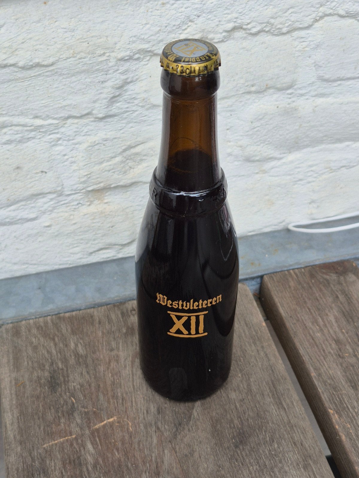 Westvleteren Trapist XII oud, Verzamelen, Biermerken, Ophalen of Verzenden, Flesje(s), Overige merken