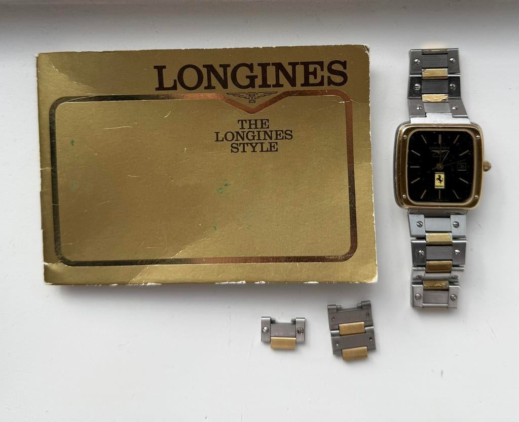 Longines Ferrari, Ophalen, Zo goed als nieuw, Leer, Overige merken