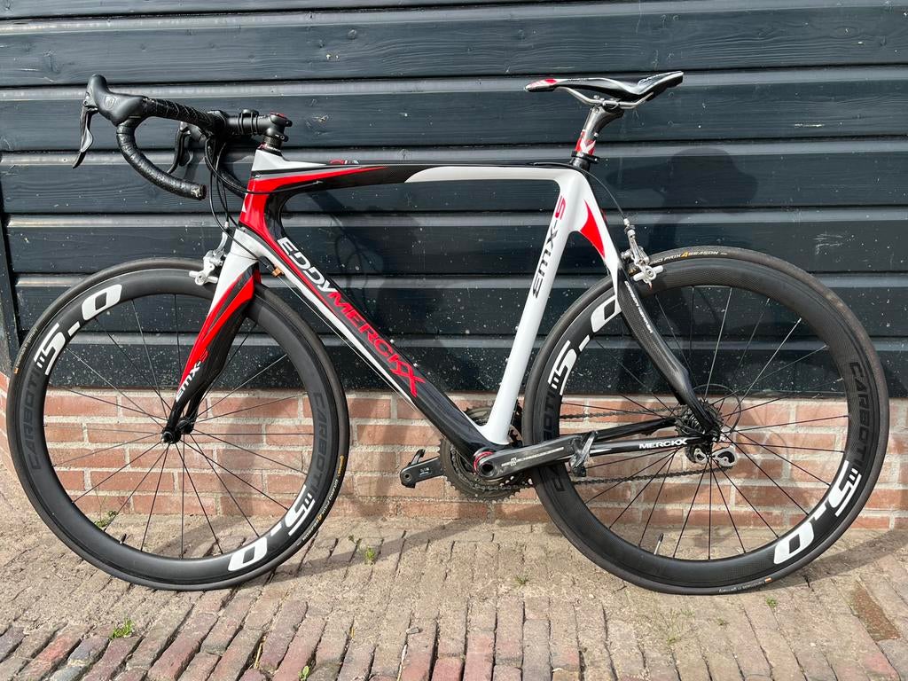Eddie Merckx EMX-5 carbon racefiets- frame 60 cm, Fietsen en Brommers, Carbon, Zo goed als nieuw, 57 tot 61 cm, Meer dan 20 versnellingen