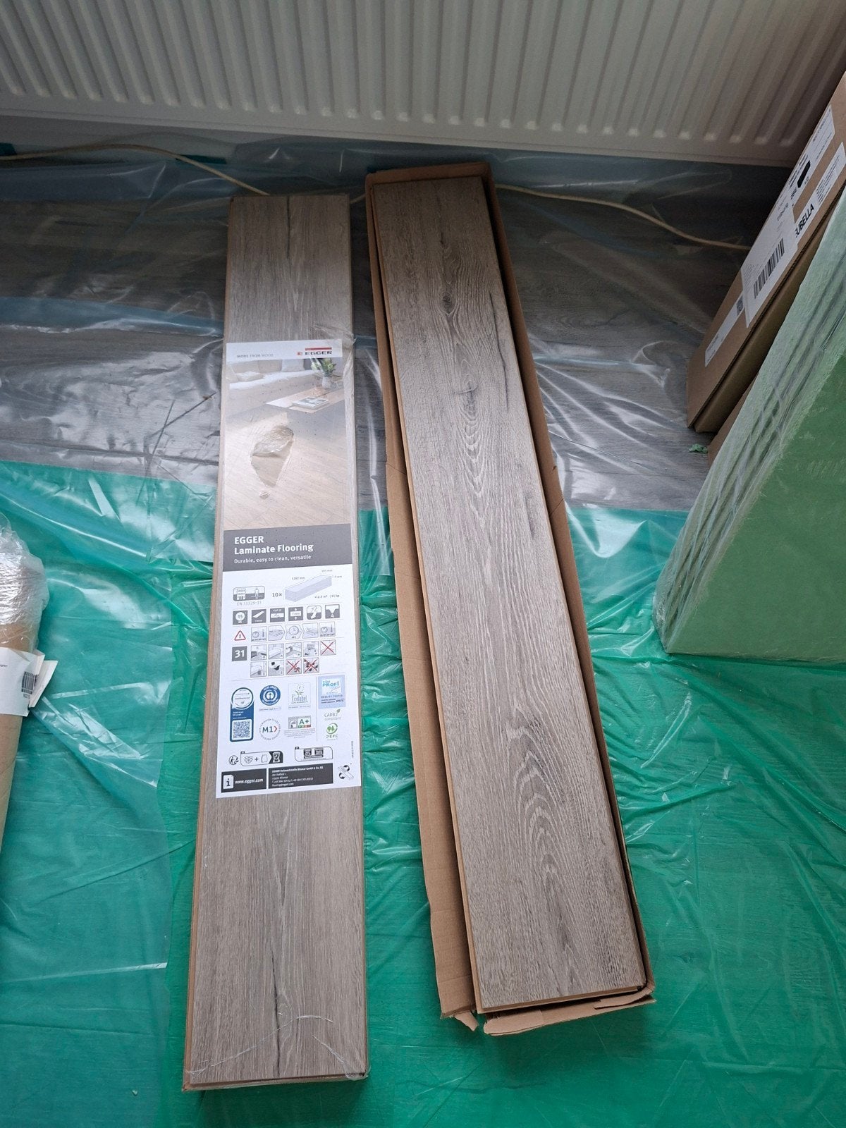 Nieuw Egger Laminaat Vloerdelen - Licht Eiken Look, Nieuw, 10 tot 30 cm, Hout, 5 tot 10 m²