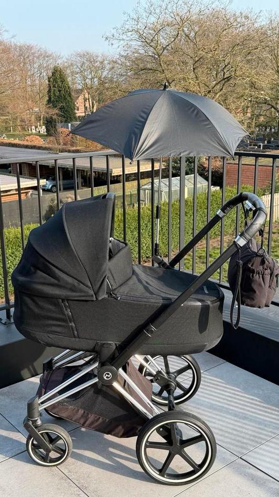 Cybex Platinum Priam Kinderwagen Compleet - Zo goed als nieu, Zo goed als nieuw, Combiwagen, Met reiswieg, Ophalen