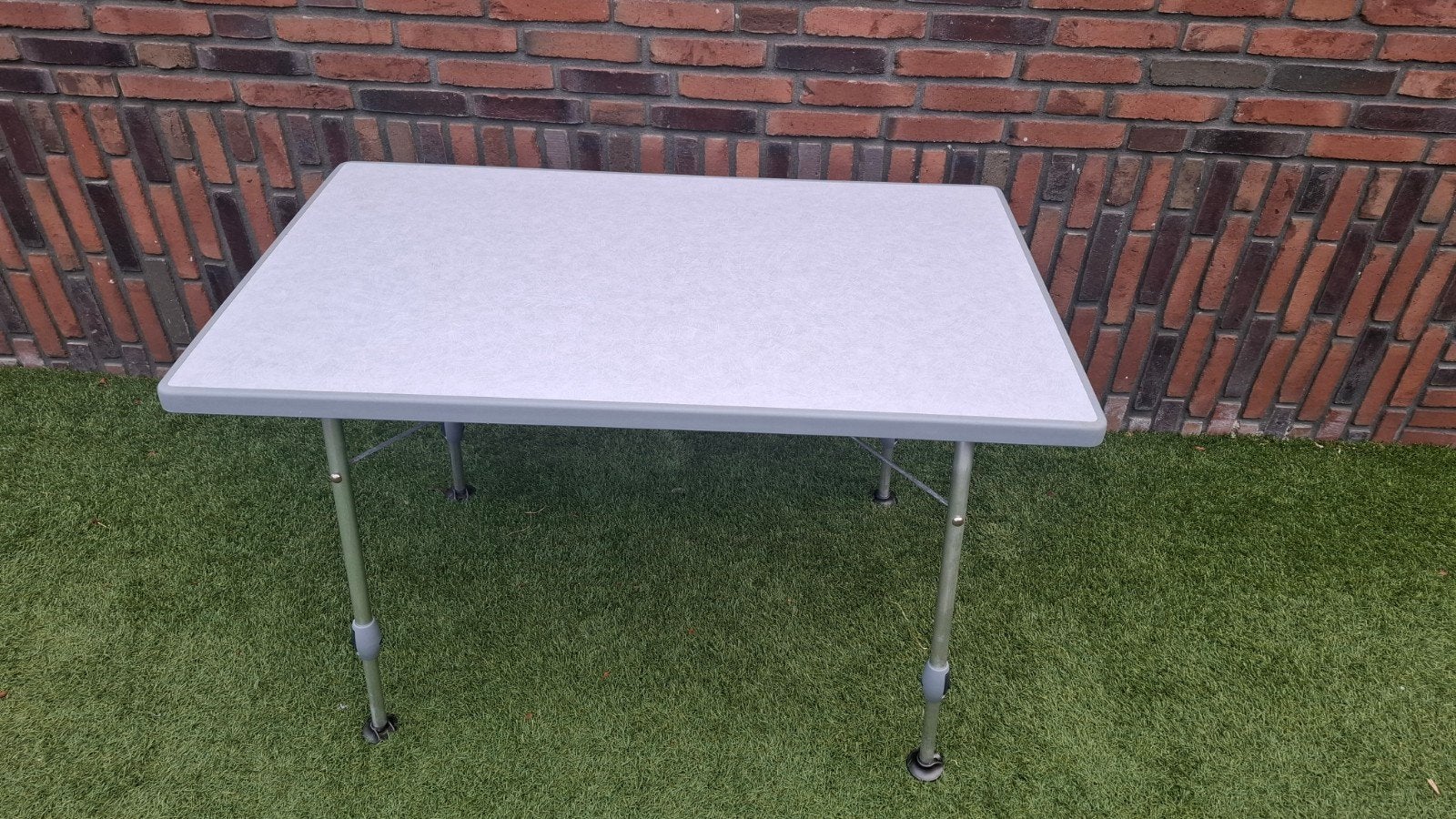 Dukdalf Tafel 115x70 met Slide Grip Systeem, Caravans en Kamperen, Ophalen, Gebruikt