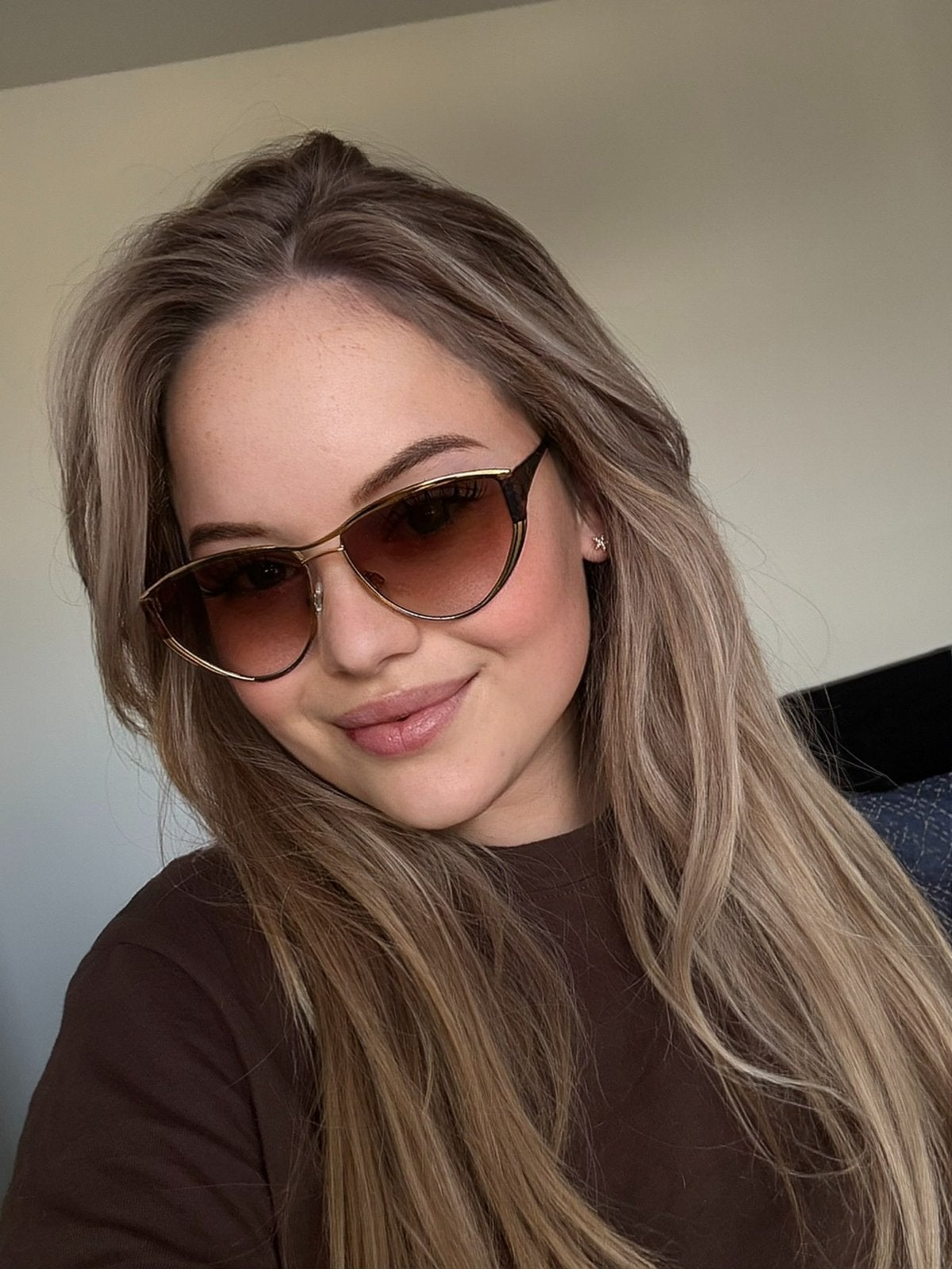 Gucci sunglasses, Overige merken, Zonnebril, Bruin, Verzenden