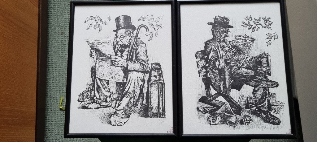 2  PENTEKENINGEN, Ophalen of Verzenden, Tekening, Pentekening