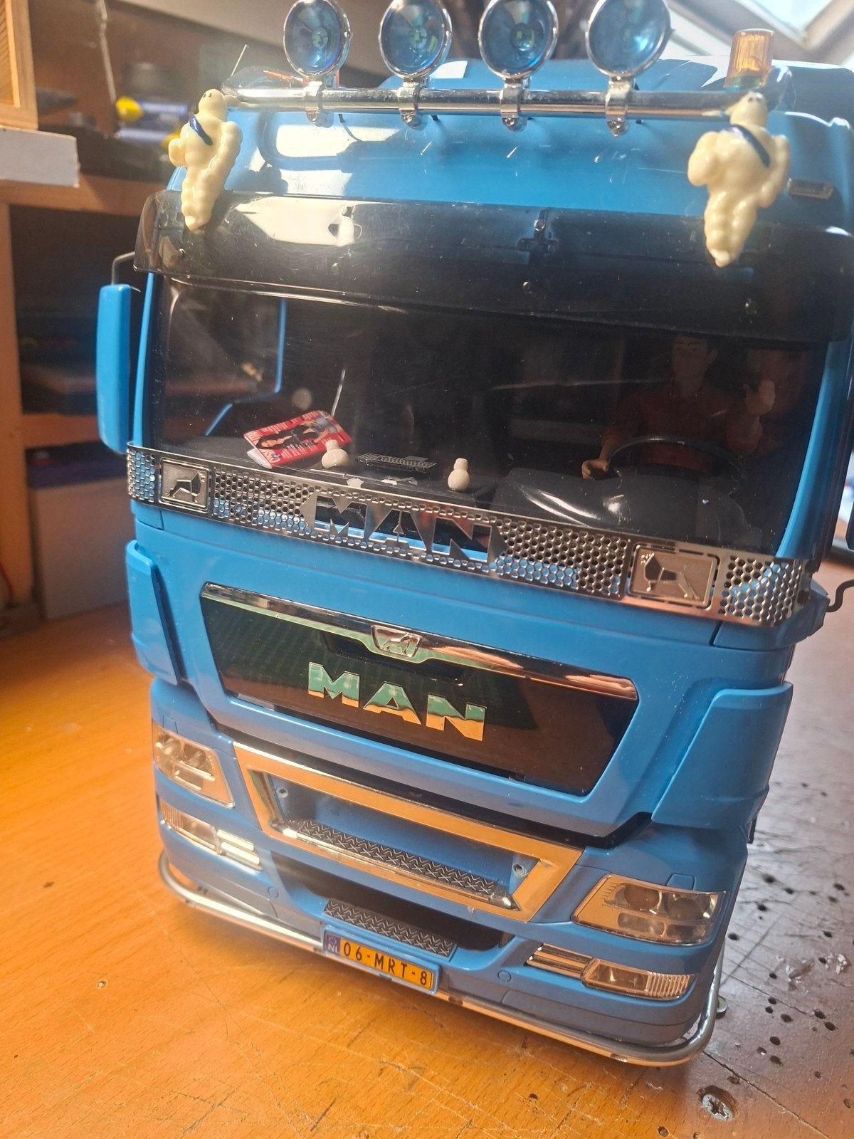 te koop tamiya truck 1:14, Hobby en Vrije tijd, Ophalen, Auto offroad