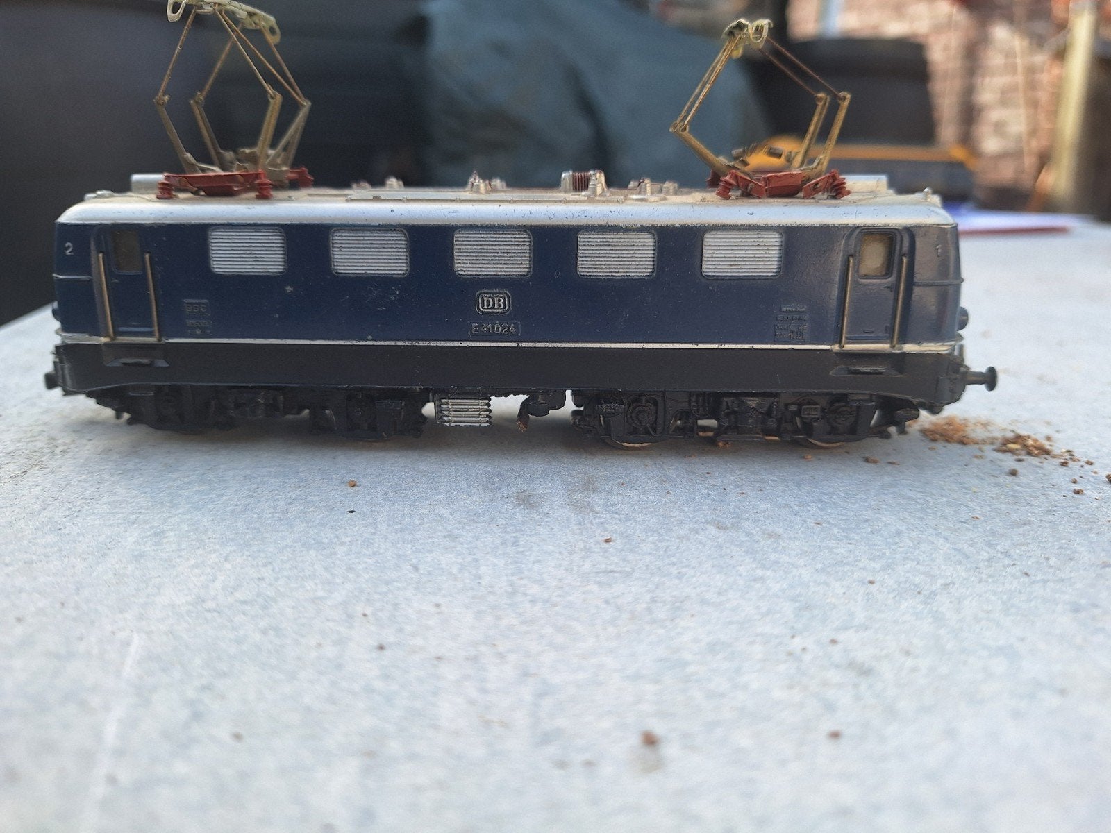 Märklin DB E 41024 Locomotief - Blauw, Wisselstroom, Gebruikt, Locomotief, Ophalen of Verzenden