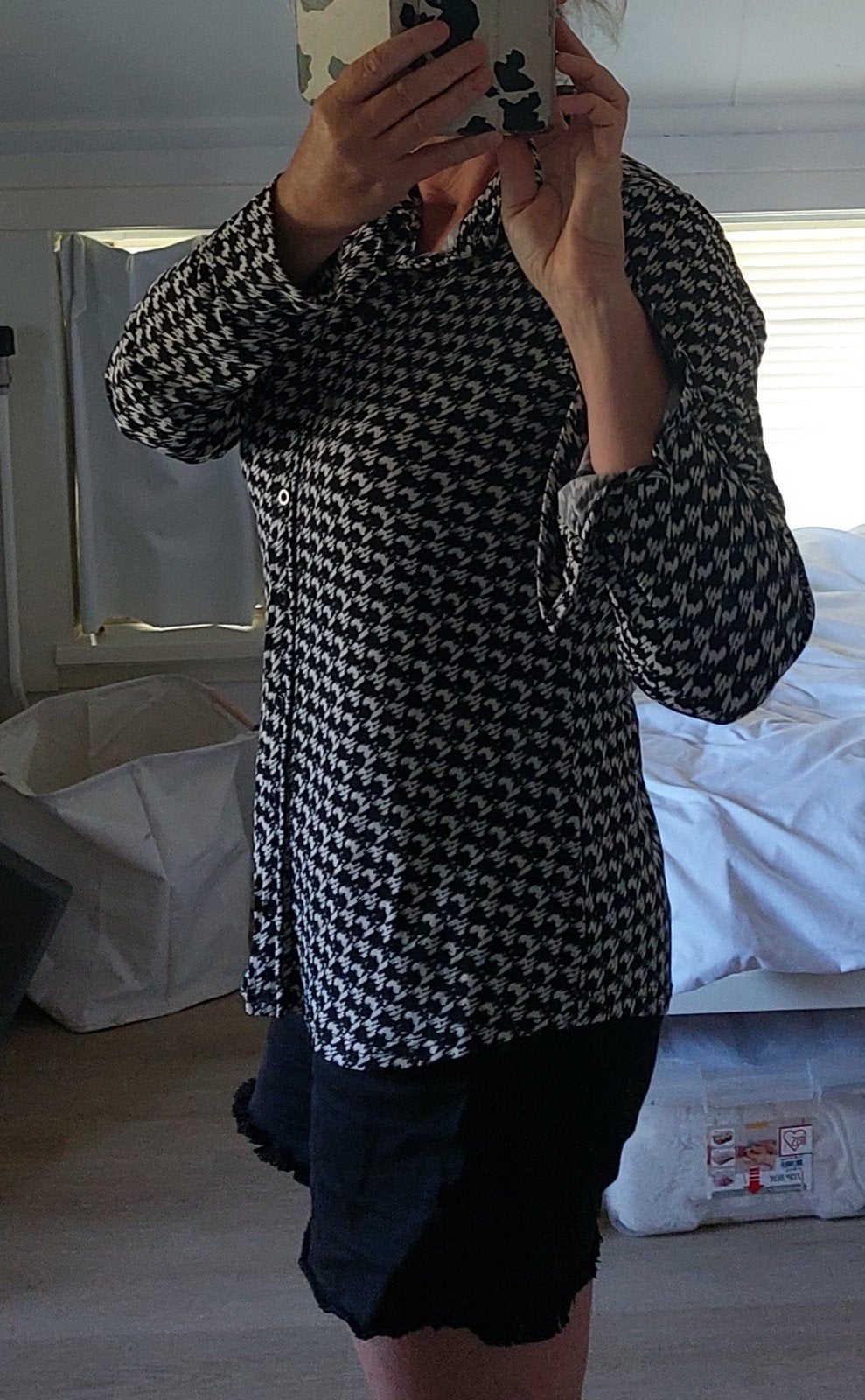 Travel blouse van &Co Woman, maat M, kleedt mooi af, Kleding | Dames, Blouses en Tunieken, Maat 38/40 (M), Zwart, &Co Woman, Ophalen of Verzenden