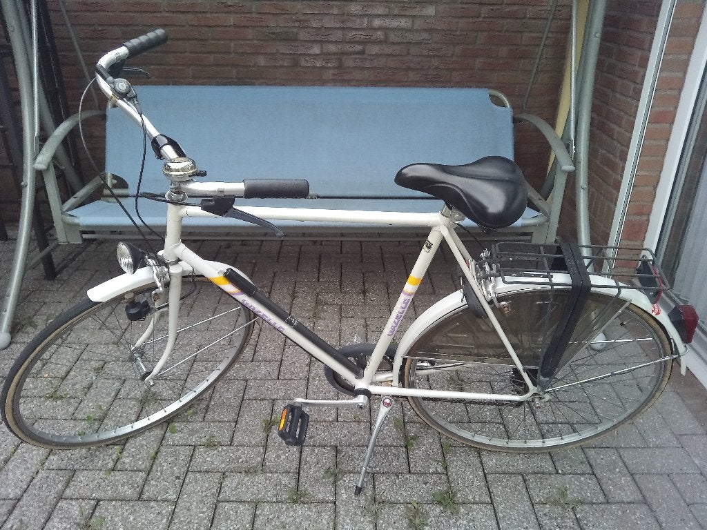 Gazelle Heren Stadsfiets, sportief model, 6 versn 28inch, Ophalen, Gebruikt, Versnellingen, 57 tot 61 cm