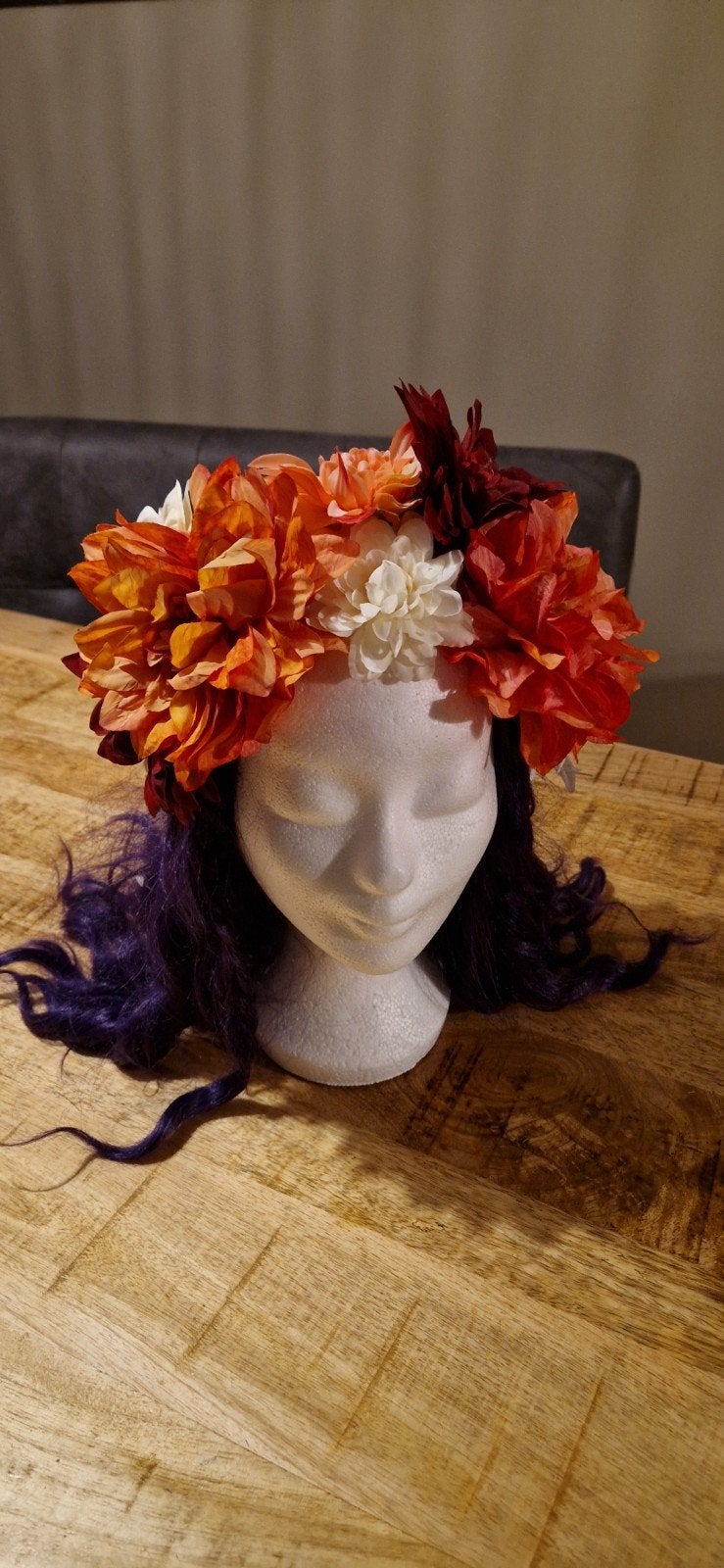 bloemenkrans carnaval festival, Carnaval, Verzenden, Nieuw, Accessoires