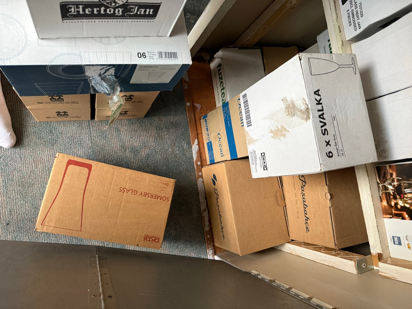 Diverse glazen en serviesgoed, nieuw in doos, Huis en Inrichting, Glas of Glazen, Overige merken, Nieuw, Ophalen of Verzenden