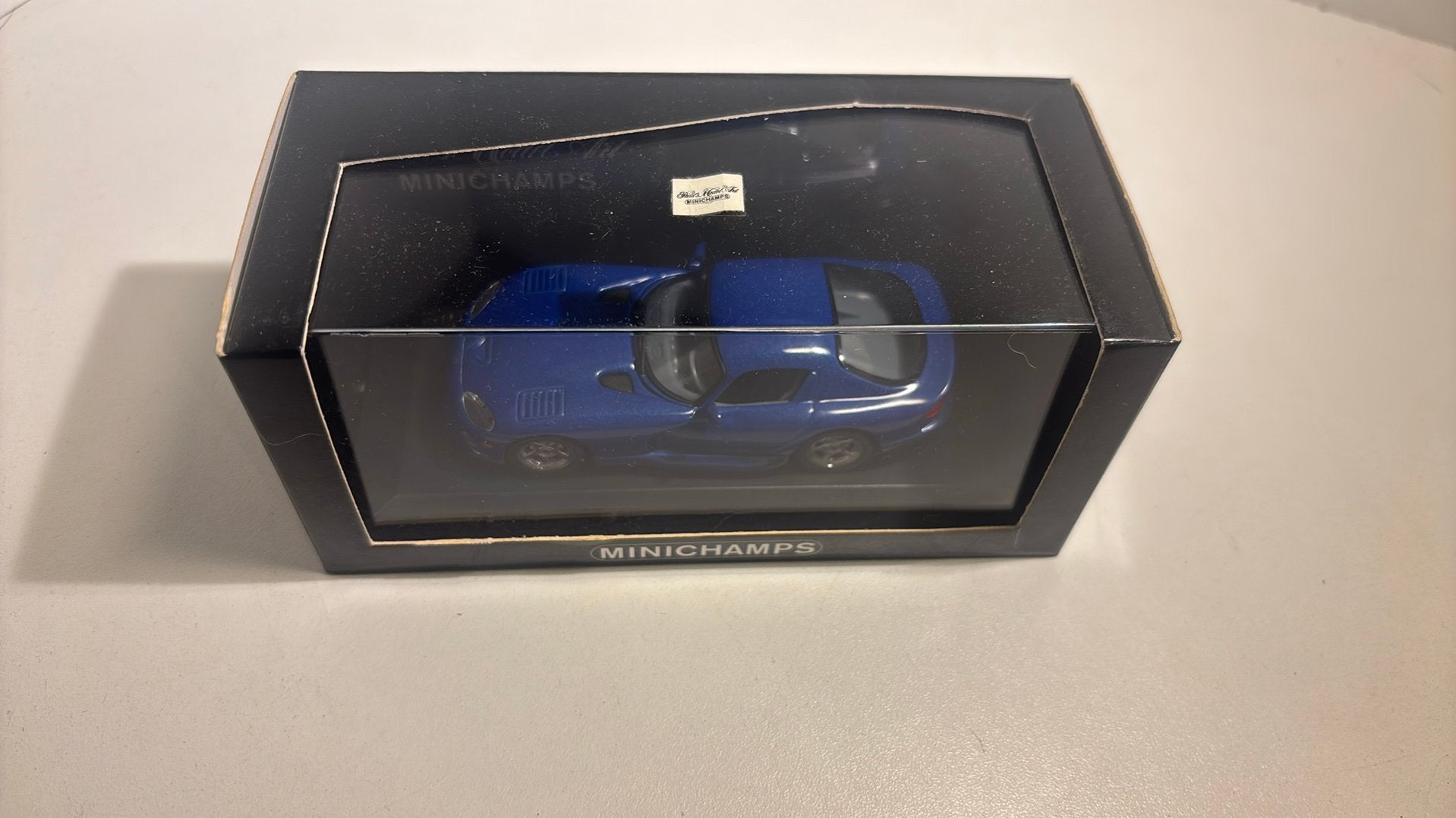 Dodge viper gts bleu minichamps 1.43, Hobby en Vrije tijd, Modelauto's | 1:43, Auto, Ophalen of Verzenden, MiniChamps, A