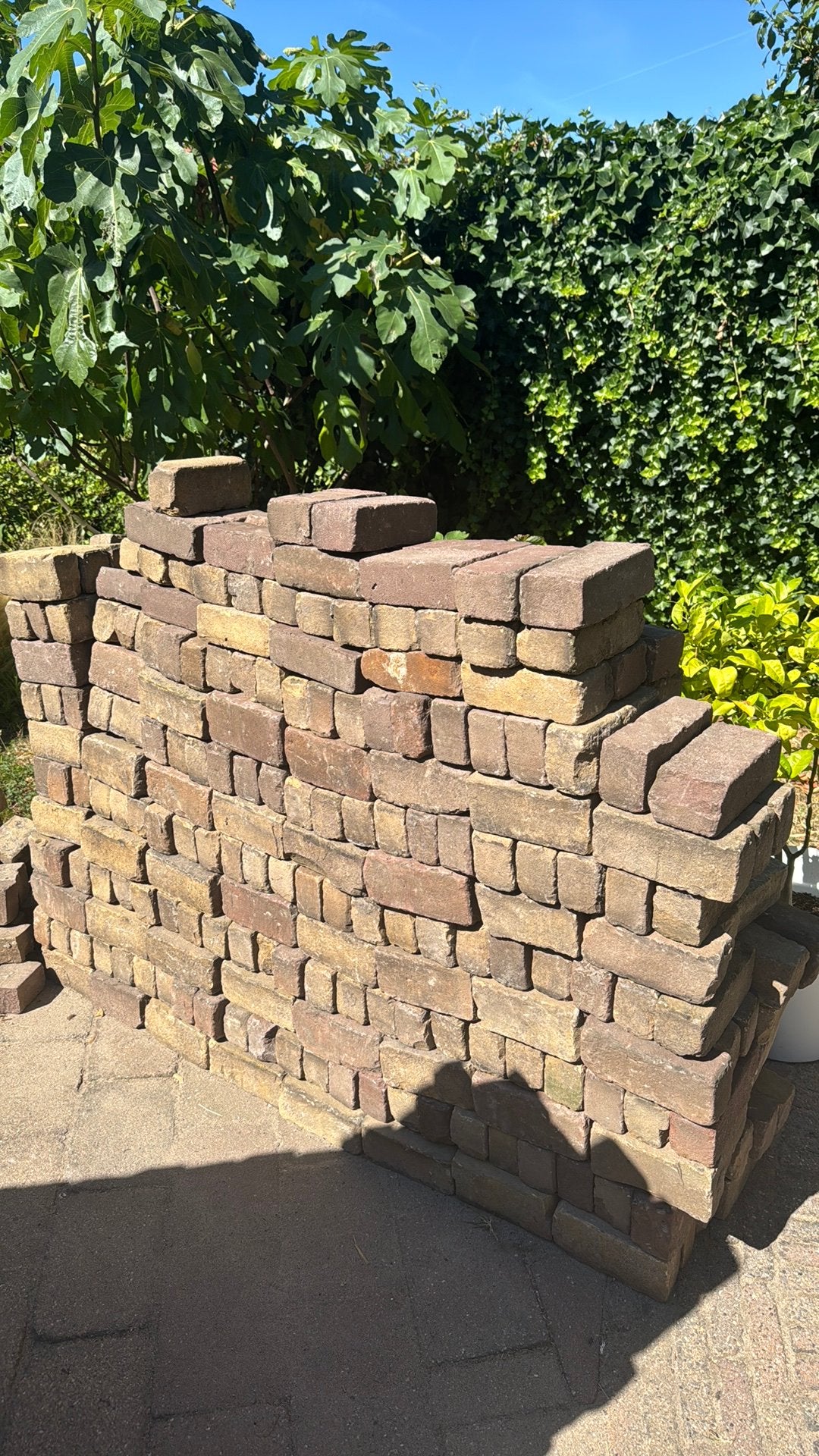 Oude Gebakken waaltjes 10 vierkante meter, Ophalen, Gebruikt, 10 m² of meer, Klinkers