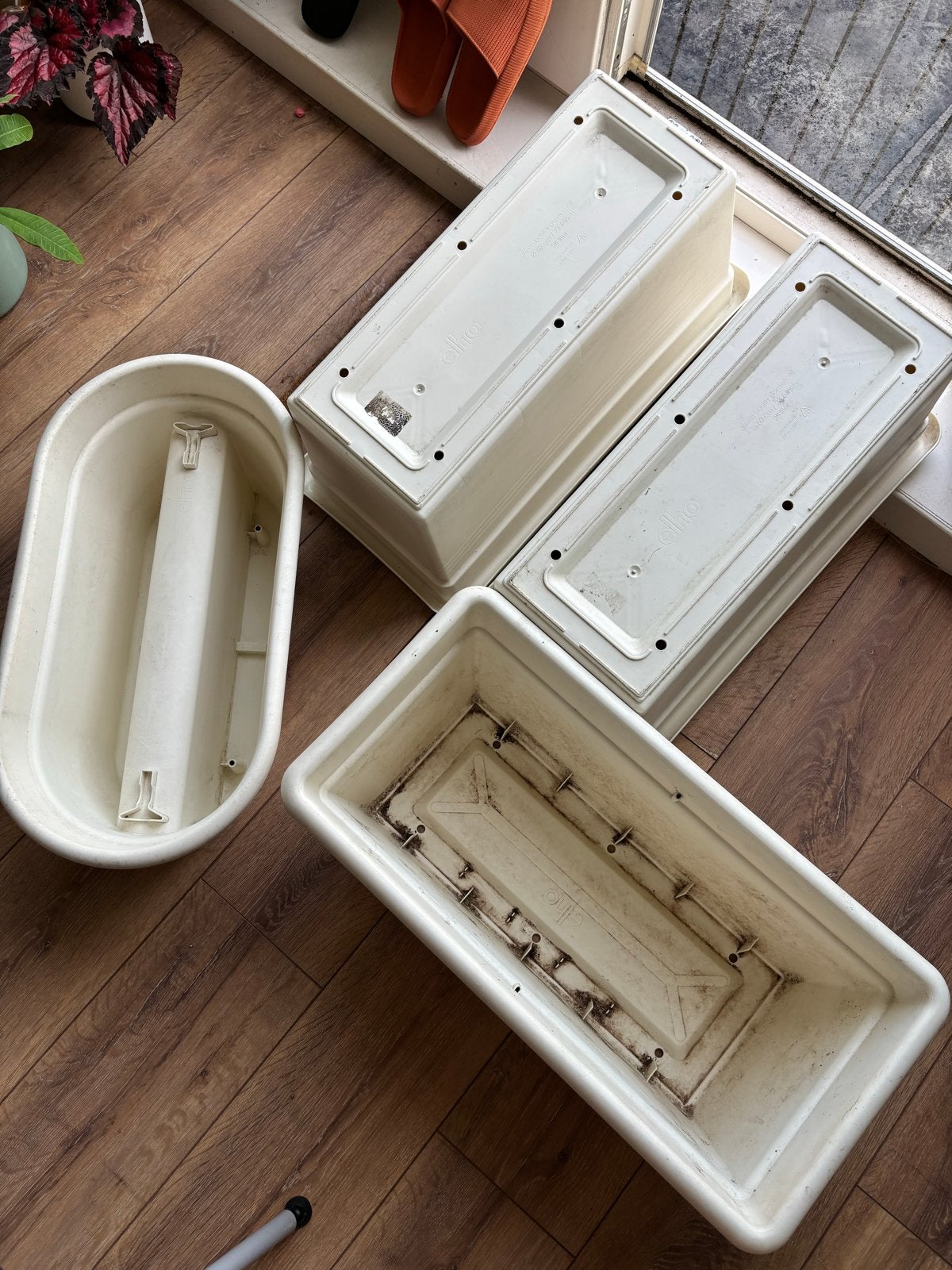 Elho Green Basics Garden XXL Bloembakken - 60 cm, Ophalen, Kunststof, Gebruikt, Balkon