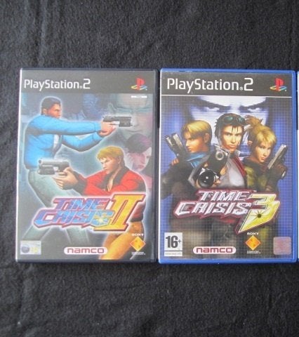 PS2 - Time Crisis 2 of 3 - Playstation 2, Spelcomputers en Games, Shooter, 1 speler, Ophalen of Verzenden, Zo goed als nieuw