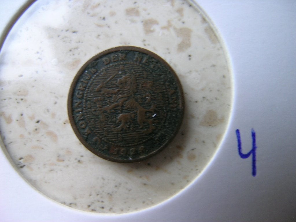 Halve Cent 1928 (nr 4), Postzegels en Munten, Munten | Nederland, Ophalen of Verzenden, Koningin Wilhelmina, Overige waardes, Losse munt