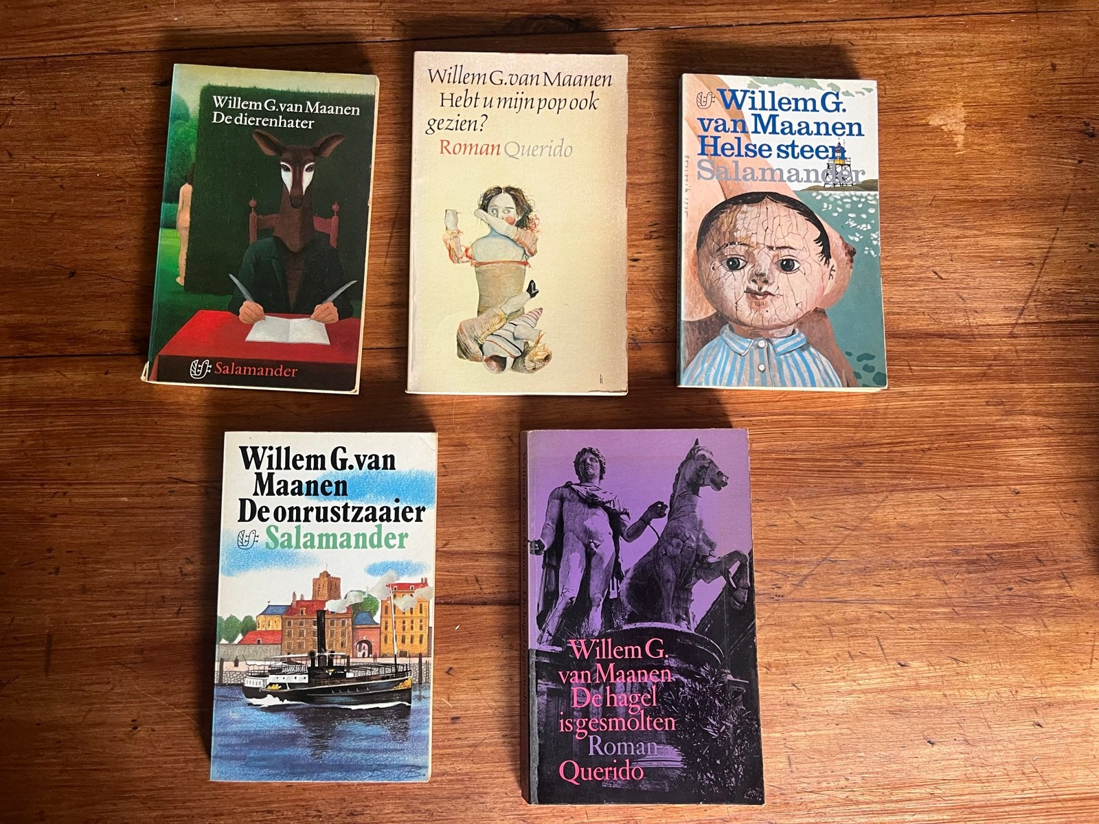 Willem G. van Maanen - 5 romans (Salamander/Querido), Ophalen of Verzenden, Gelezen, Nederland