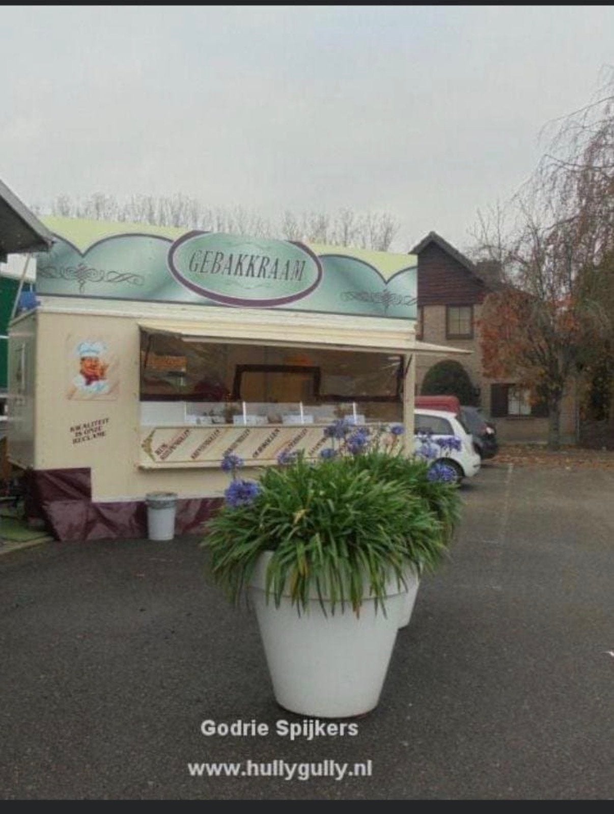 Gebakkraam - Mobiele Verkoopwagen voor Snacks, Ophalen