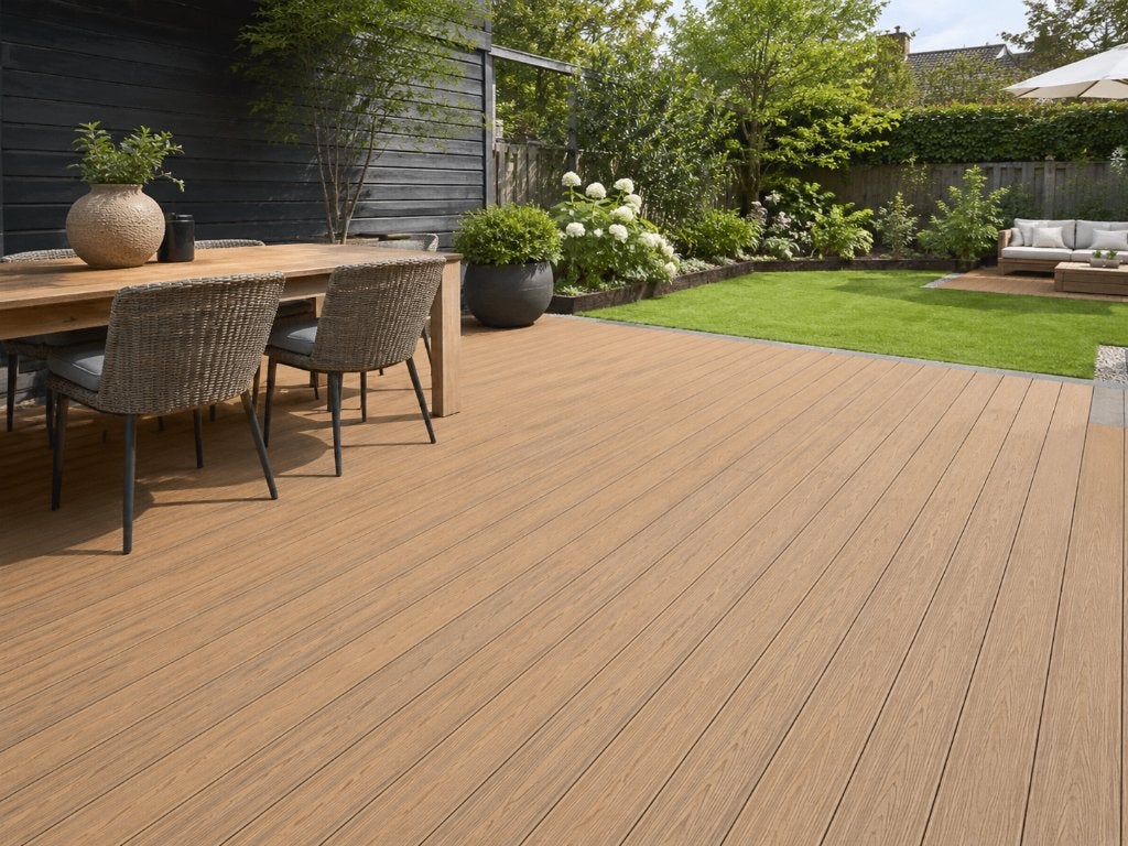 COMPOSIET VLONDERPLANKEN - DUMPPRIJS! €6,95 p/m | OP=OP, Tuin en Terras, Terrasdelen en Vlonders, Ophalen, Nieuw, Composiet