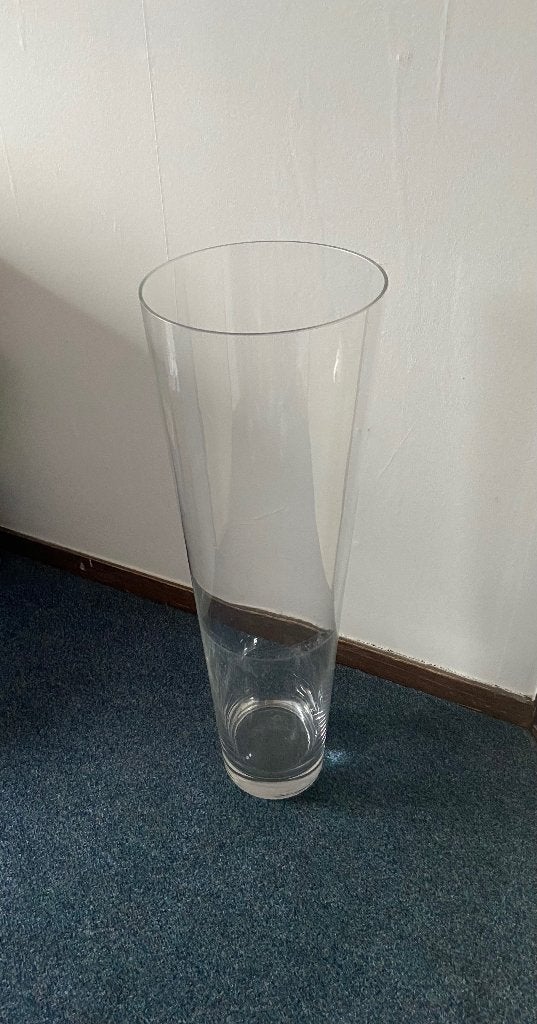 Hoge vaas / cilinder vaas / windlicht, Ophalen, Overige kleuren, 70 cm, Glas