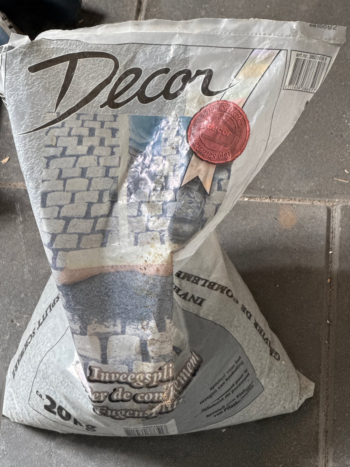 Gratis af te halen - Decor Inveegsplit Zwart - circa 10 kg, Tuin en Terras, Grind, Keien en Split, Ophalen, Nieuw, Zwart, Split