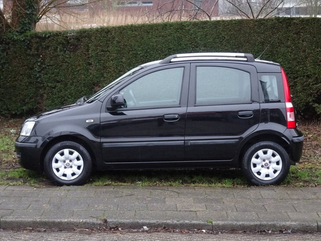 Fiat Panda 1.2 Edizione Cool met Radio en Airco (bj 2011), Auto's, Euro 5, Gebruikt, 1242 cc, Zwart
