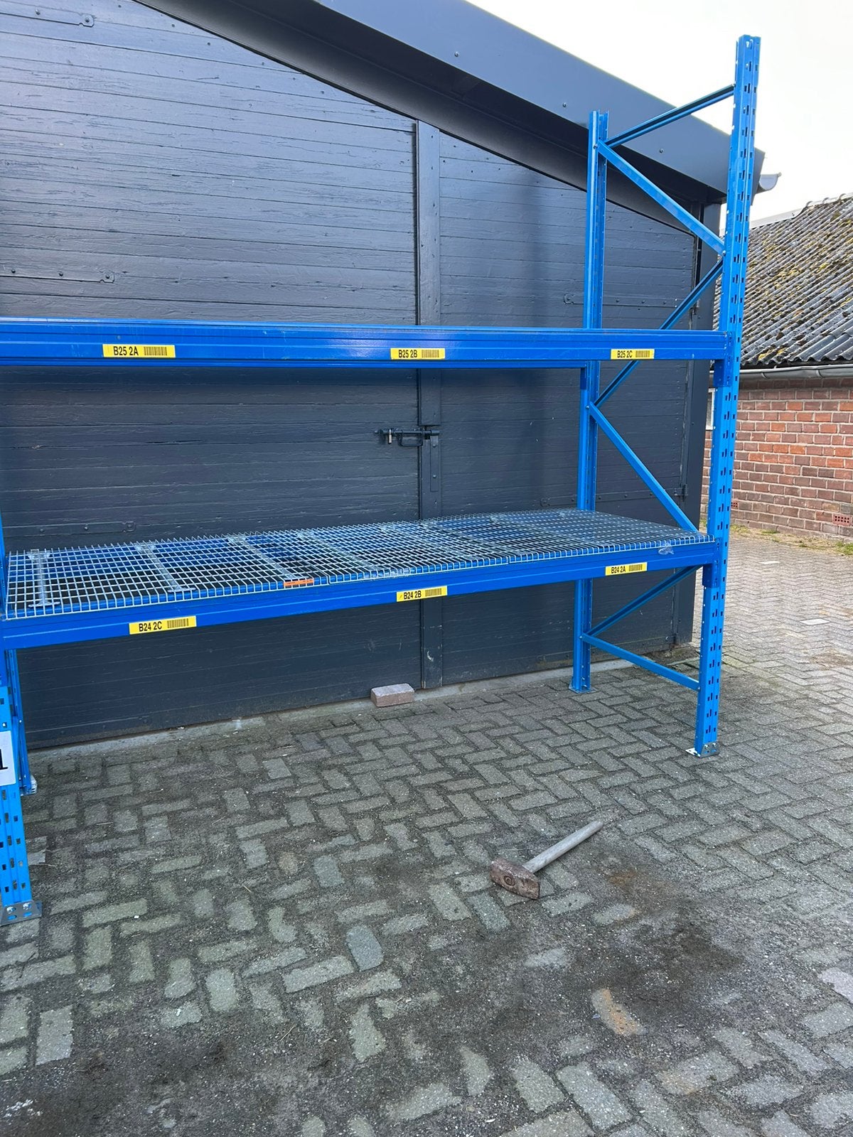 Zware stow stelling stellingen, Ophalen, 250 cm of meer, Palen