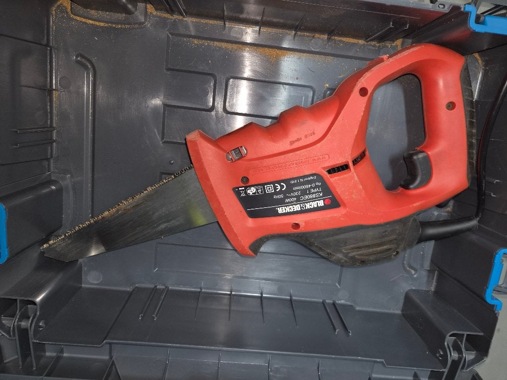 B&D RECIPROZAAG KS880EC, Doe-het-zelf en Verbouw, Ophalen, Gebruikt, Black & Decker, Minder dan 600 watt