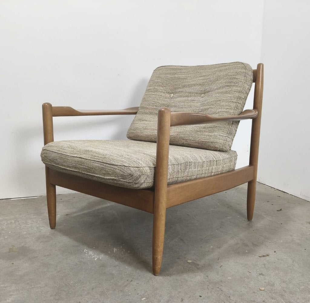 Deens Design fauteuil, Huis en Inrichting, Fauteuils, Ophalen, Gebruikt, Onbekend, 75 tot 100 cm
