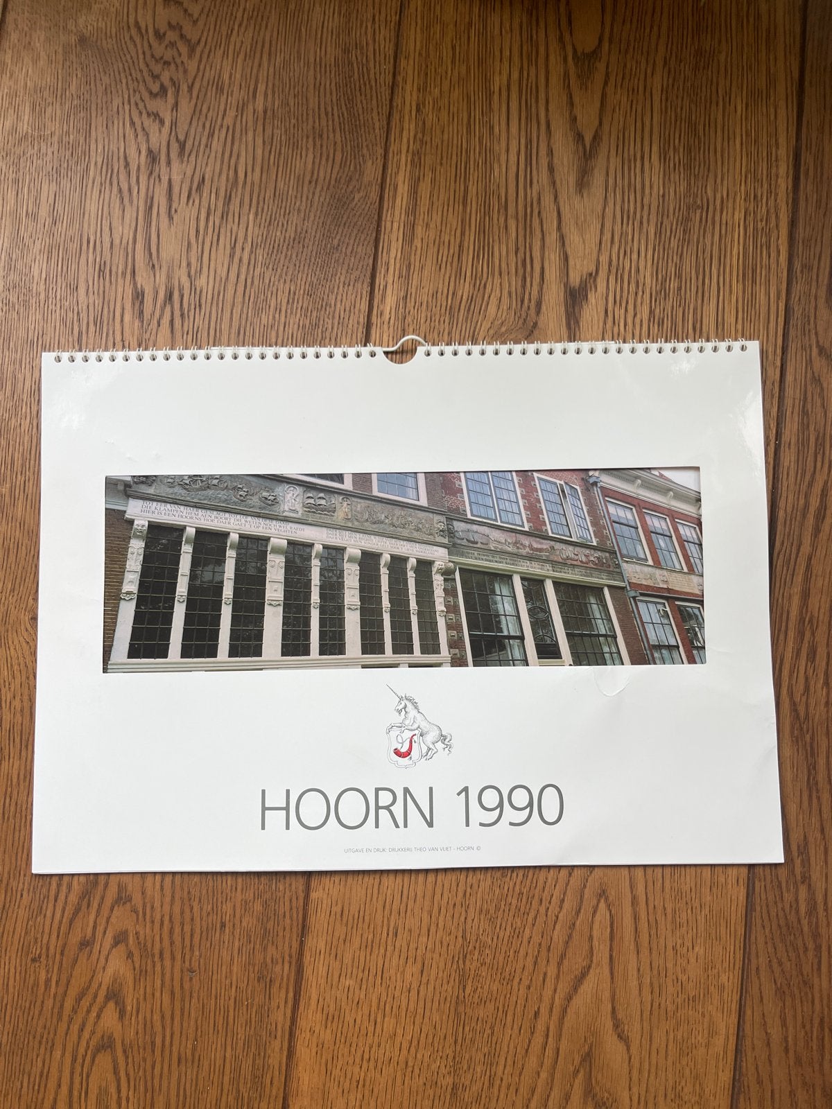 Kalender hoorn 1990 prachtige foto’s, Ophalen of Verzenden