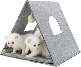 Junior Relax-Iglo Vilt voor katten/kittens NIEUW, Www.Karinasdierenwebshop.nl, Www.Karinasdierenwebshop.nl, Nieuw, Vilt