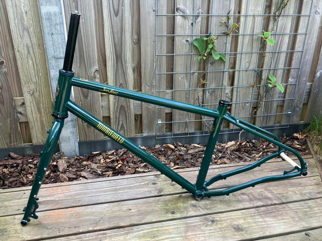 Tumbleweed Sunliner Medium frame frameset 100km oud zgan, Fietsen en Brommers, Ophalen