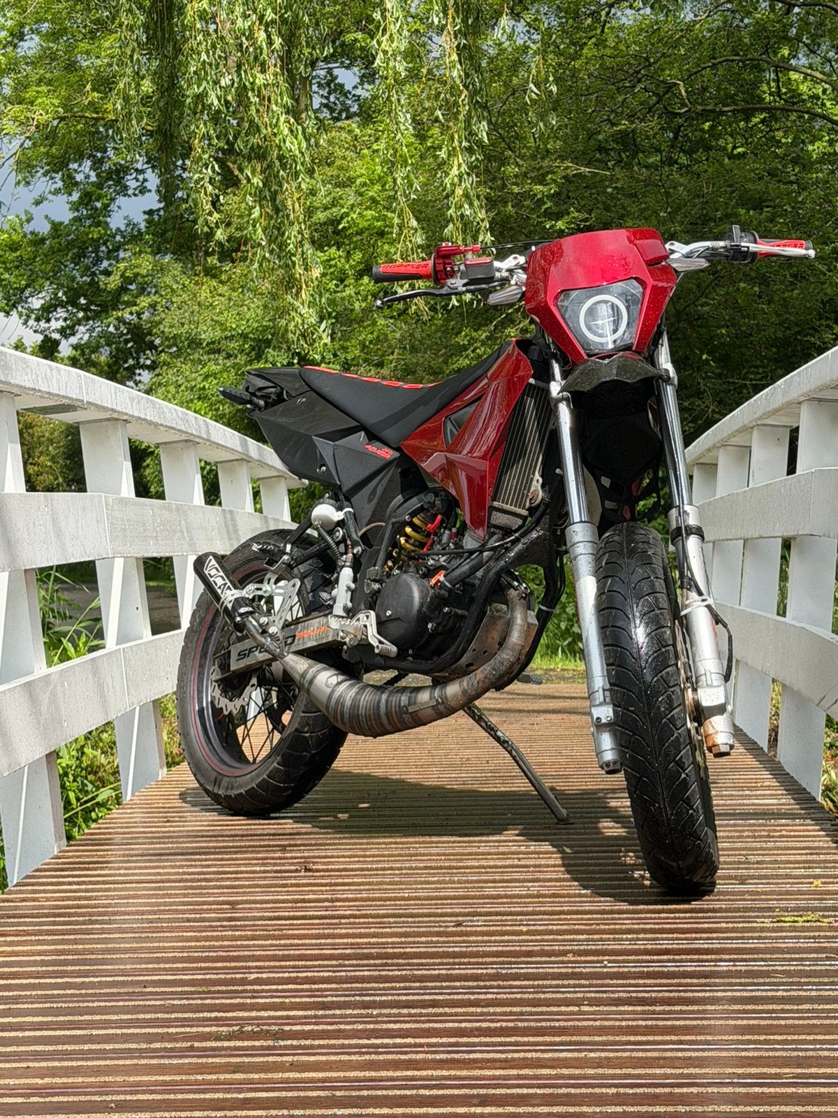 Cpi sm 50 supermoto, Ophalen, 6 versnellingen, Maximaal 45 km/u, 70 cc