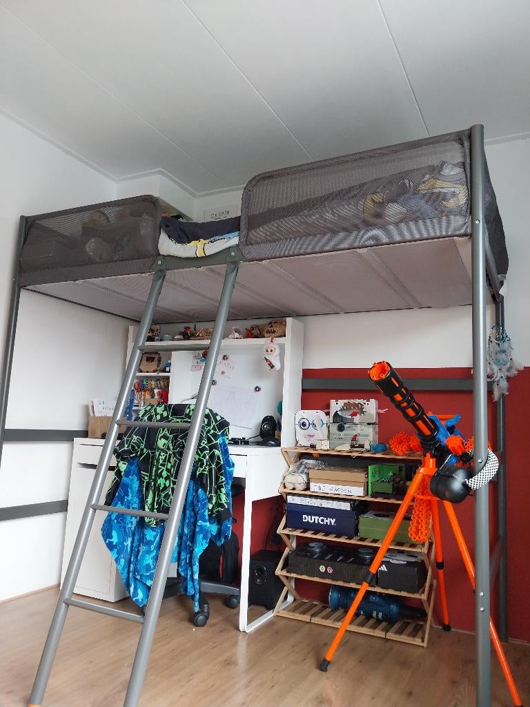 IKEA TUFFING frame hoogslaper/eenpersoonsbed, Ophalen, Gebruikt, Hoogslaper