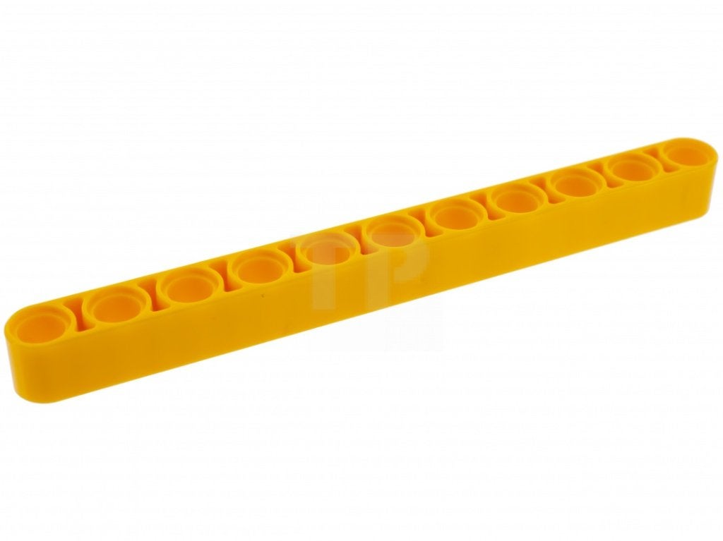 25 technic Lego hefbalk geel 11 gat, Lego, Ophalen of Verzenden, Zo goed als nieuw, Technic
