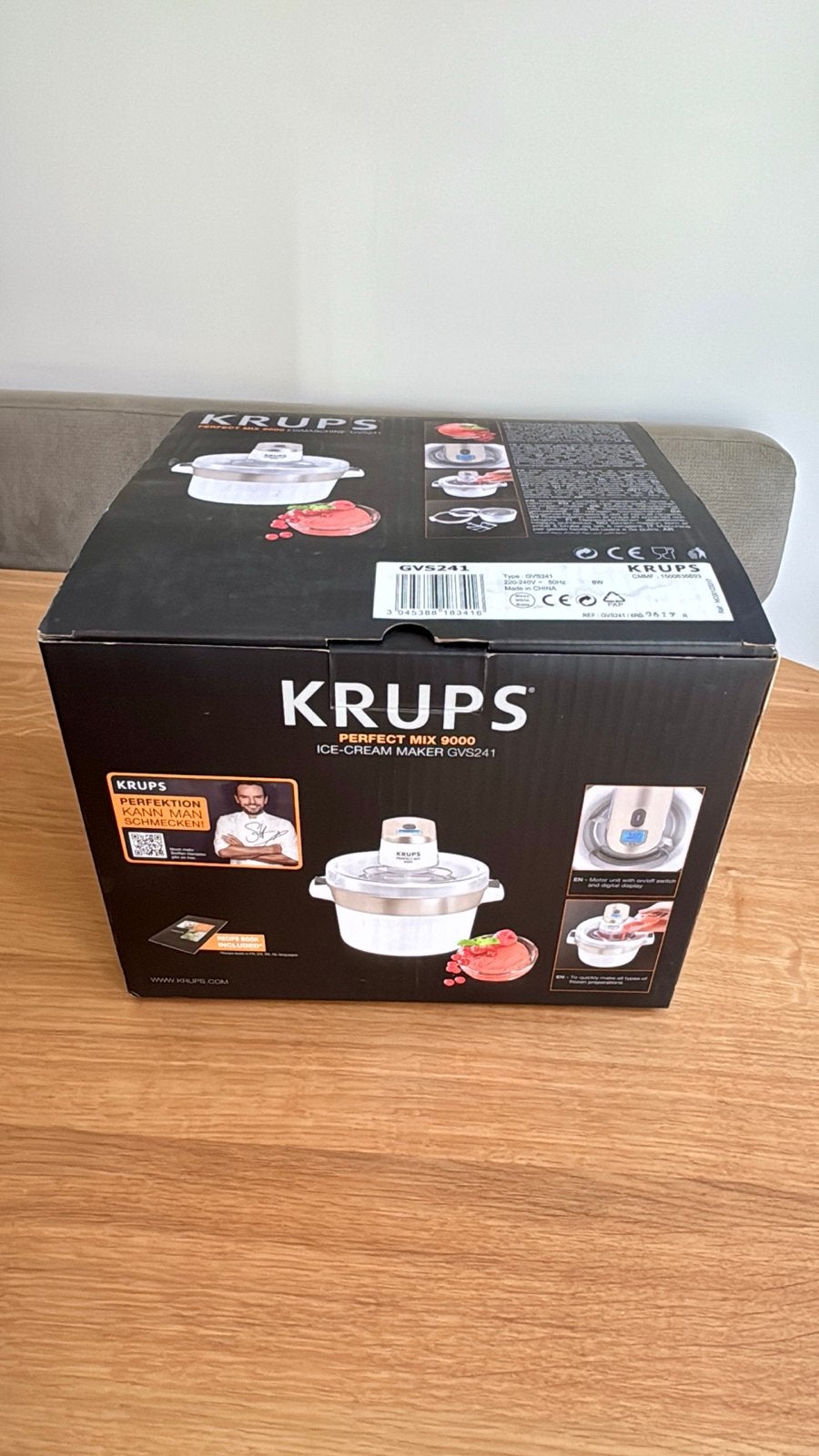 Krups IJsmachine 9000 (GVS241) - Nieuw, Ophalen, Nieuw