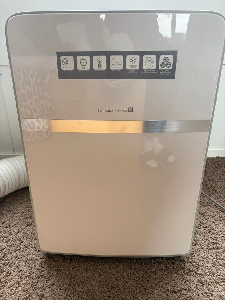 Tarrington House Mobiele Airco Koelen & Ontvochtigen, met AB, Witgoed en Apparatuur, Ophalen, Timer, Minder dan 60 m³, 3 snelheden of meer
