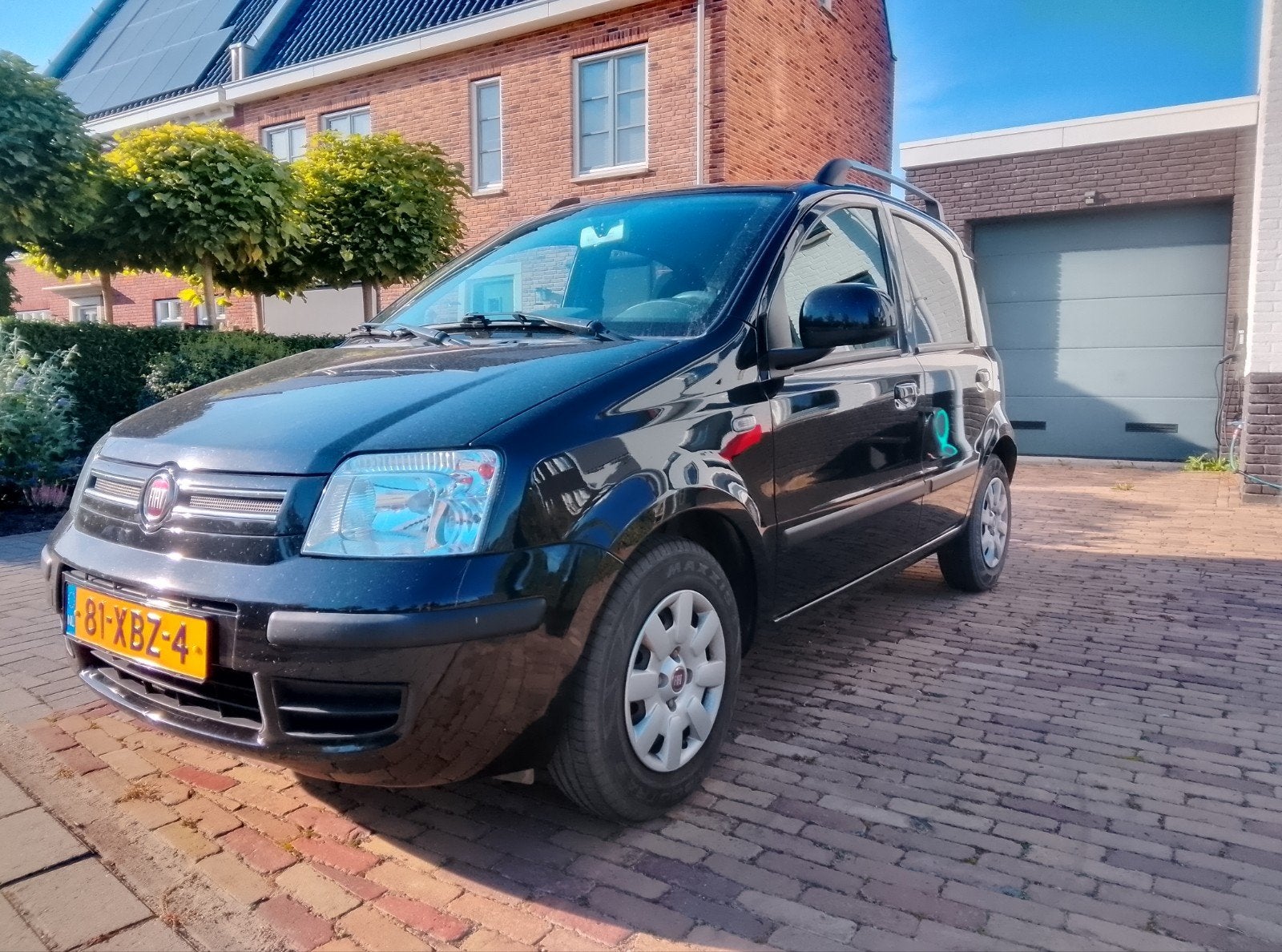 Fiat Panda 1.2 2012 Zwart, Auto's, 1242 cc, Zwart, Origineel Nederlands, Handgeschakeld
