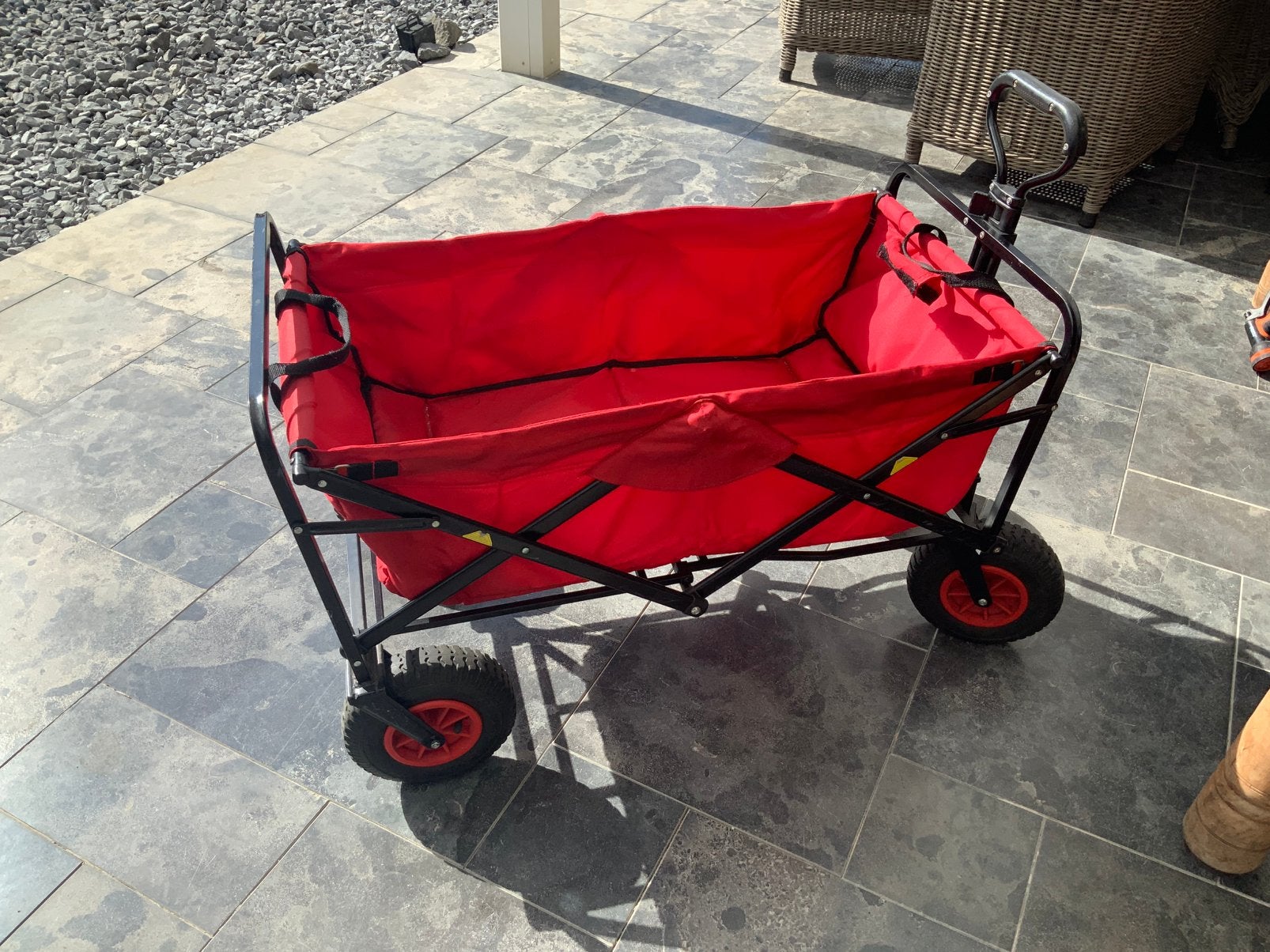 Bolderkar trolley luchtbanden inklapbaar, Ophalen, Zo goed als nieuw