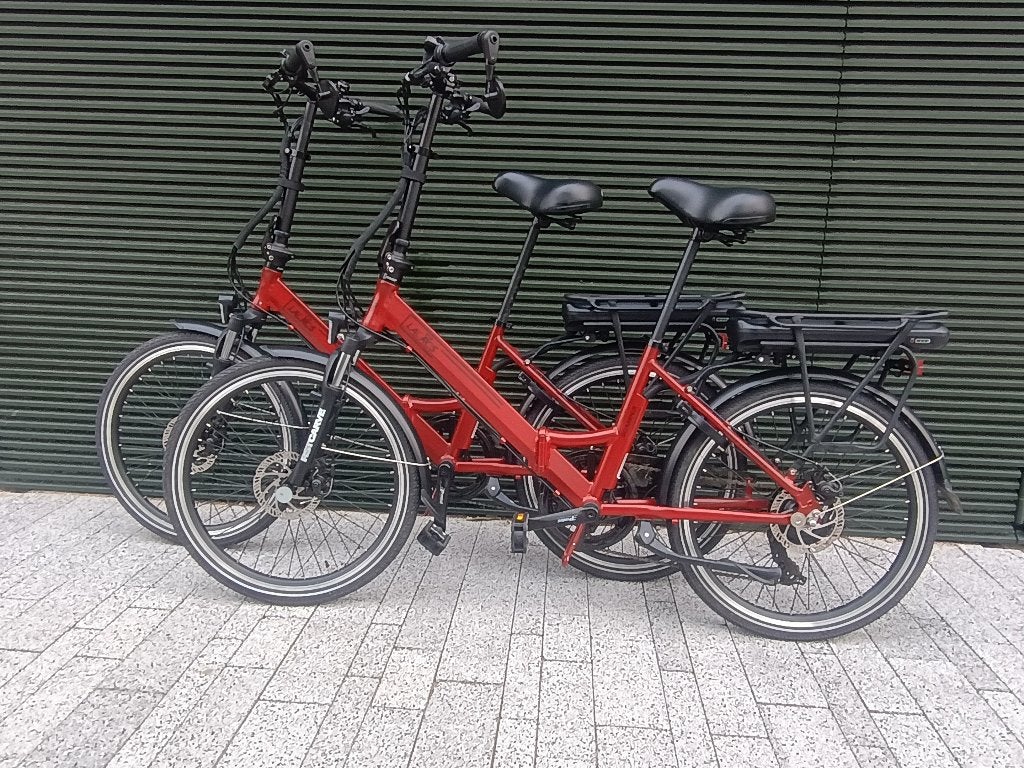 2 Lacros scamper S200XL, 17.5 Ah accu, odo 1400 km, 24"wiel., Fietsen en Brommers, Fietsen | Vouwfietsen, Ophalen, 20 inch of meer