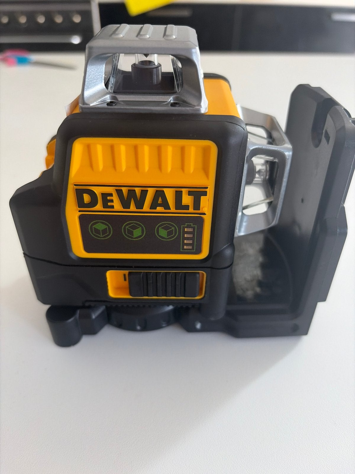 Gekleurde 3D Lijnlaser 3x360Imitatie Past op DeWalt12V accu, Ophalen of Verzenden, Nieuw, Licht
