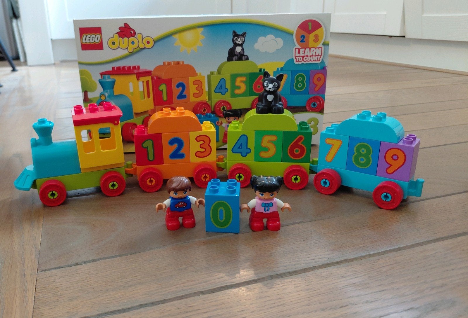 Lego Duplo Cijfertrein 10847 - Complete set met doos, Kinderen en Baby's, Ophalen, Zo goed als nieuw, Compleet, Complete set