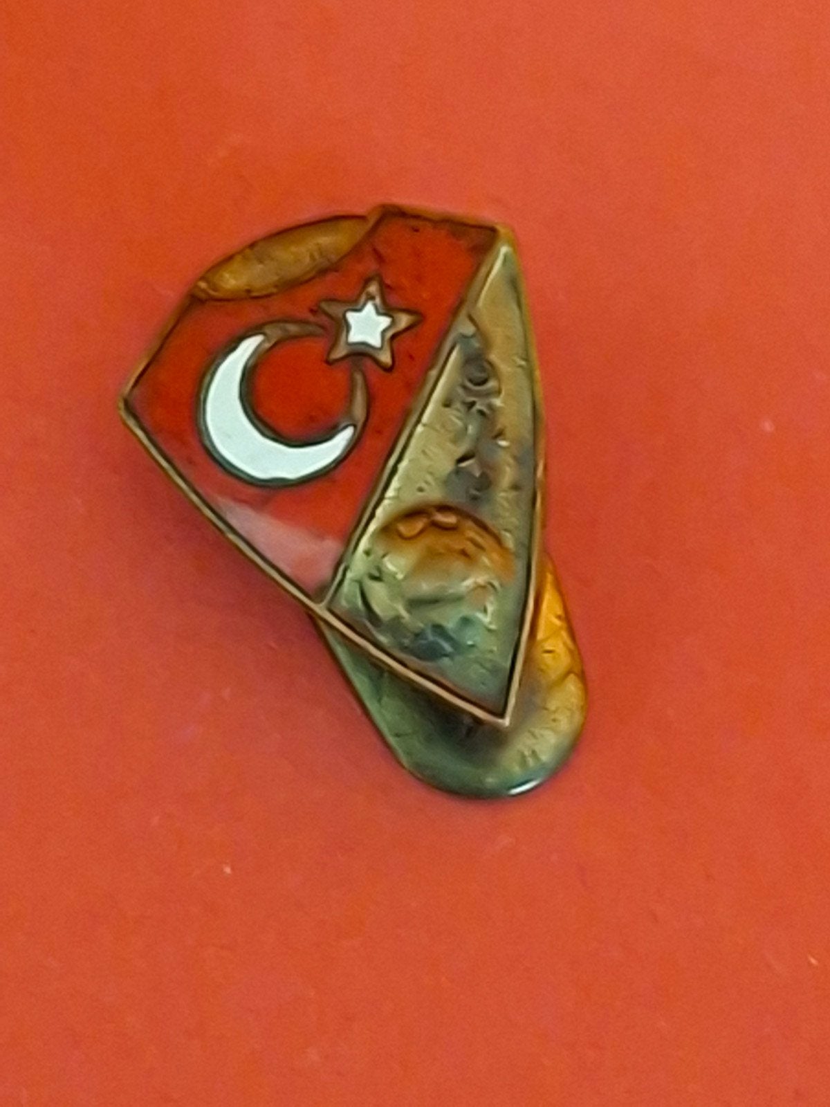 Oude knoopsgat speld Turkse voetbal bond, Ophalen of Verzenden, Gebruikt, Sport