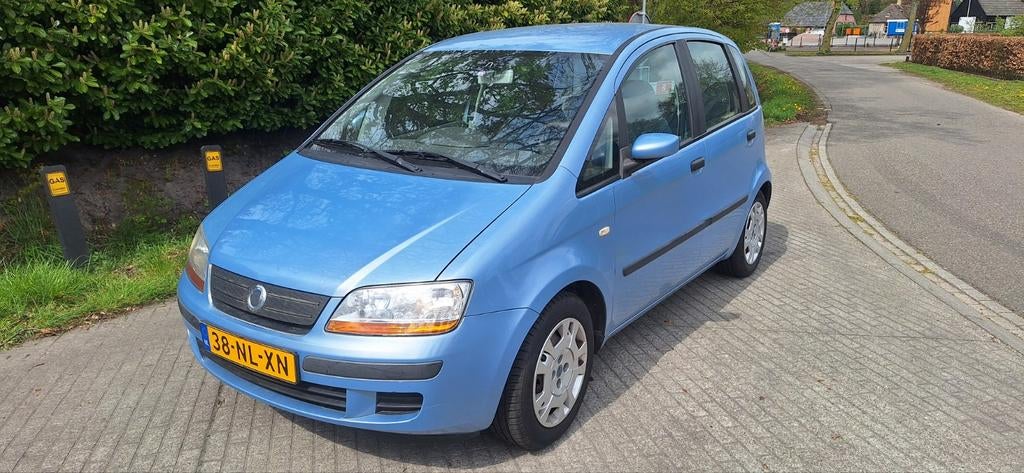 Fiat Idea 1.4 16V 2003 Blauw, Voorwielaandrijving, Idea, Origineel Nederlands, Handgeschakeld
