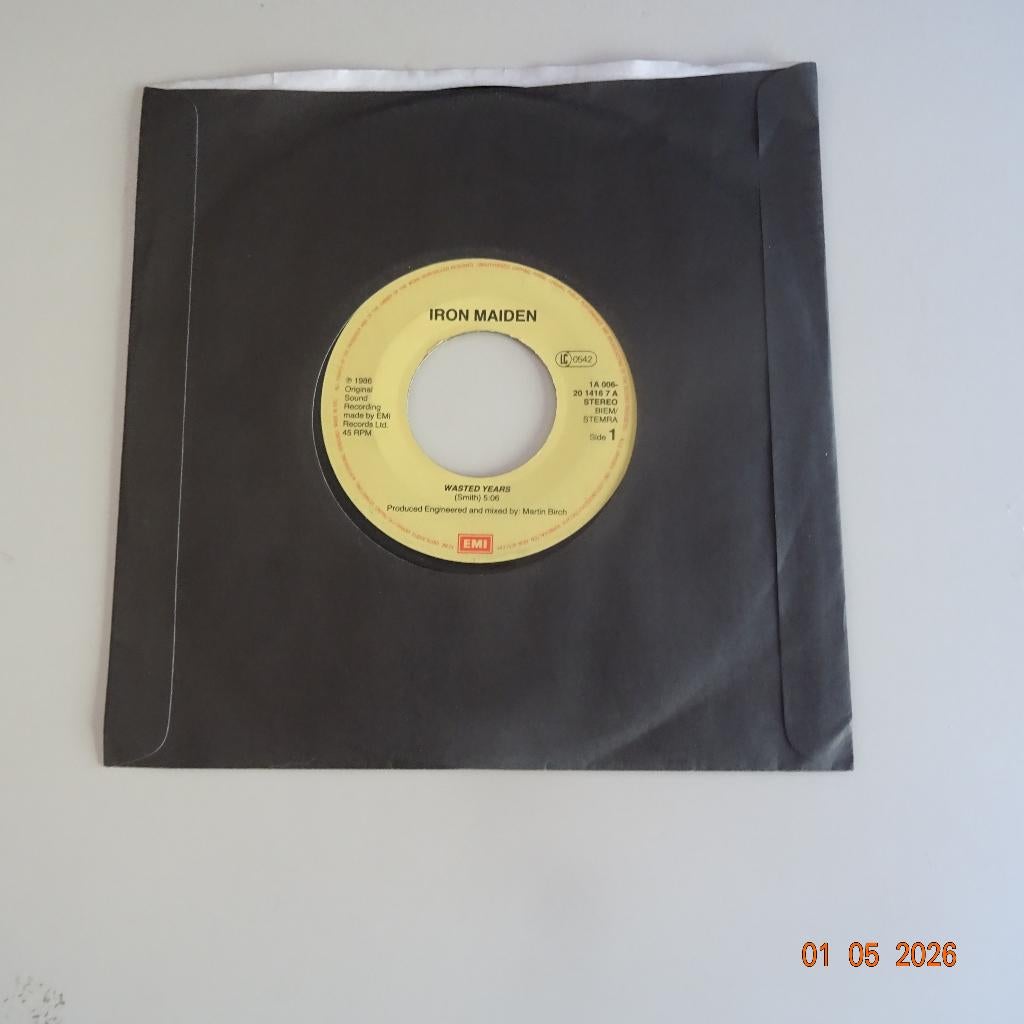 Iron Maiden - Wasted Years, Gebruikt, Verzenden, 7 inch, Pop