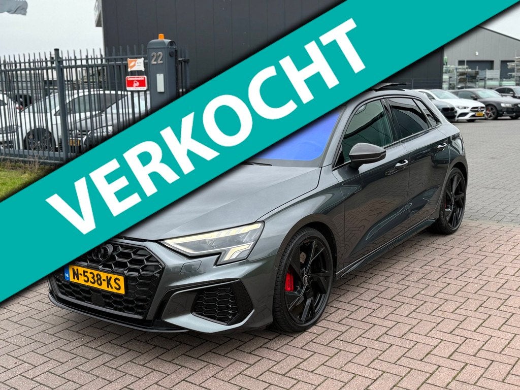 Audi A3 Sportback 2.0 TFSI S3 Quattro Edition One ABT 2021 U, Gebruikt, 4 cilinders, 1984 cc, Leder