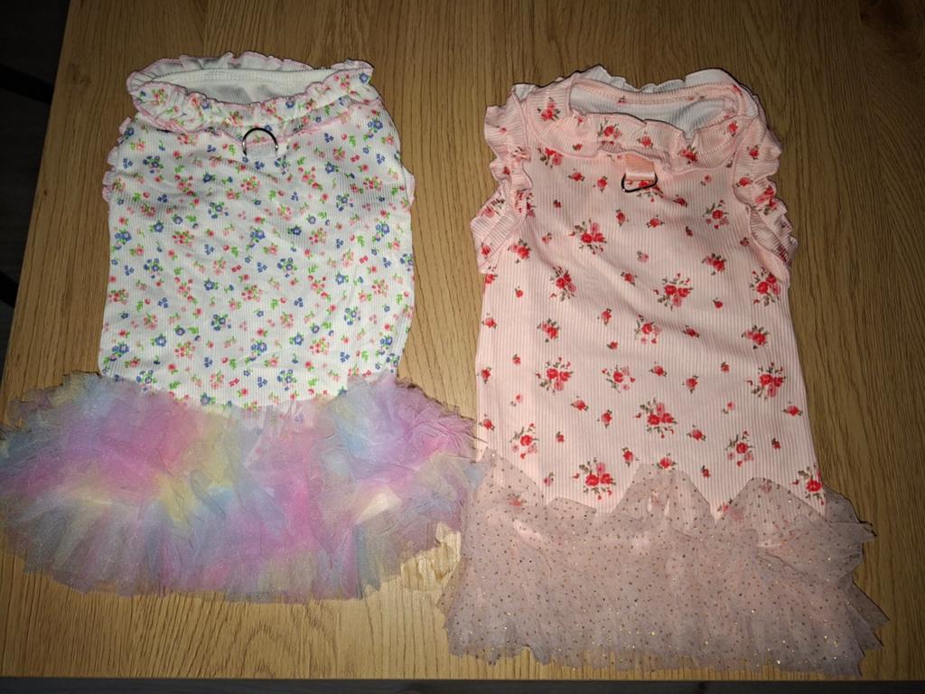 2 schattige honden jurkjes maat L en XL, Ophalen of Verzenden, Zo goed als nieuw