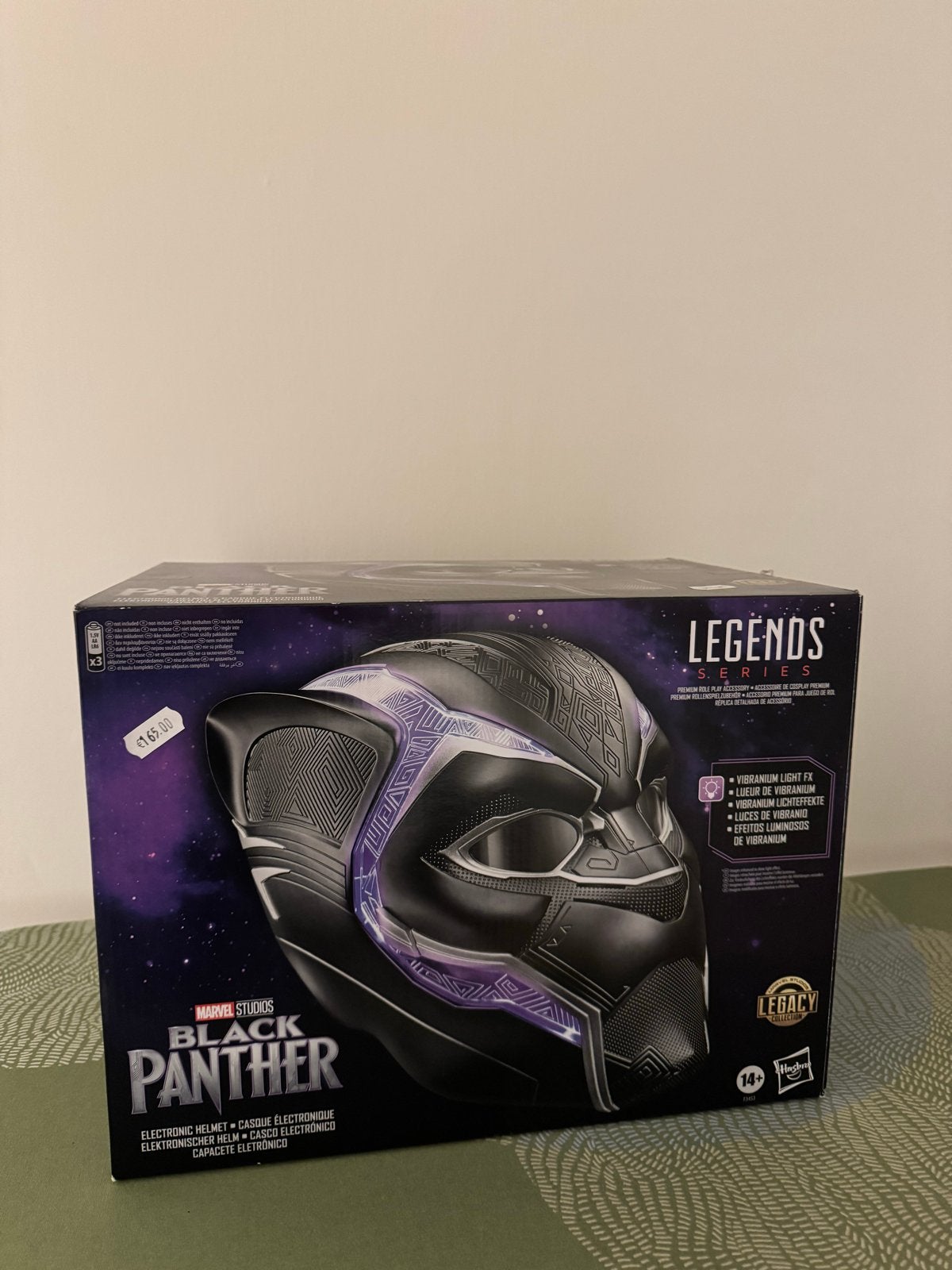 Marvel Legends Series Black Panther Elektronische Helm, Zwart, Film en tv, Overige typen, Nieuw