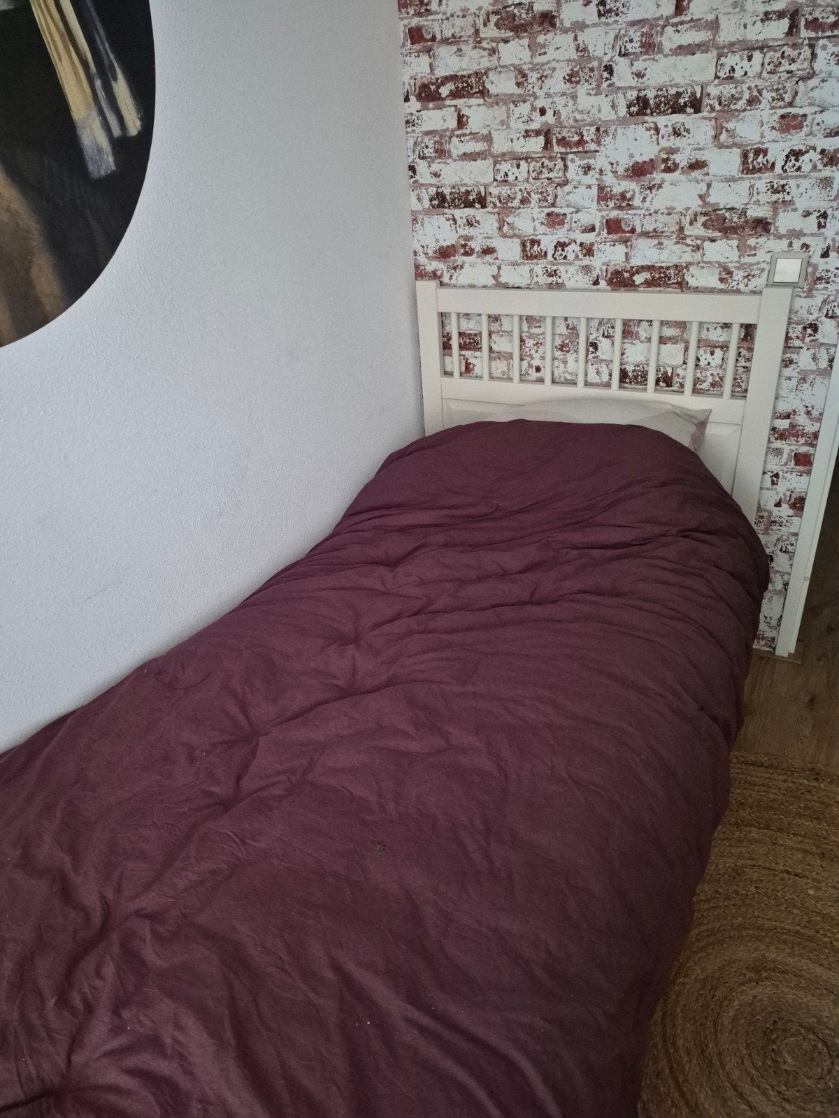 Eenpersoonsbed 90cmx200cm compleet incl. matras en bodem, Huis en Inrichting, Ophalen, Gebruikt, 90 cm, Eenpersoons
